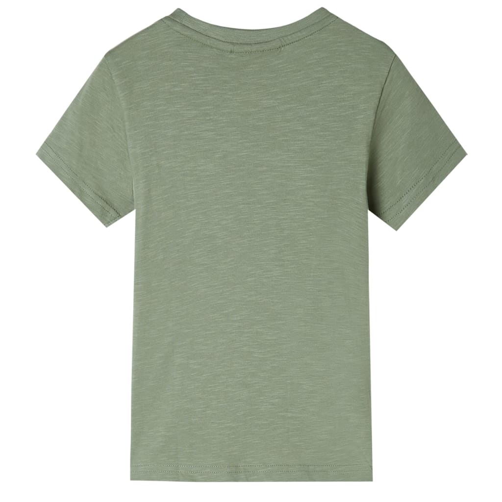 Vidaxl kindershirt met korte mouwen 128 lichtkakikleurig