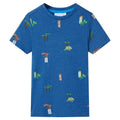 Vidaxl kindershirt 104 gemêleerd donkerblauw