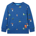 Vidaxl kindertrui 116 gemêleerd donkerblauw