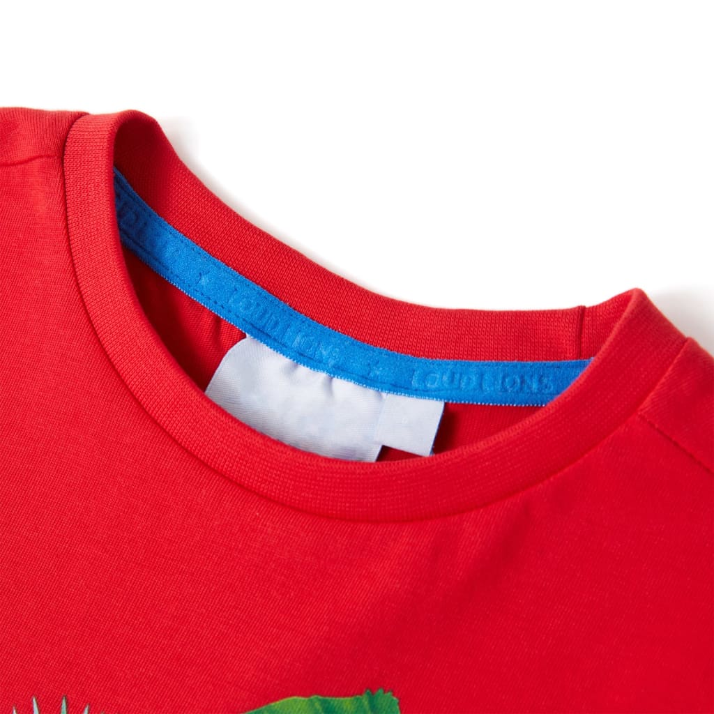 Vidaxl kindershirt 140 rood