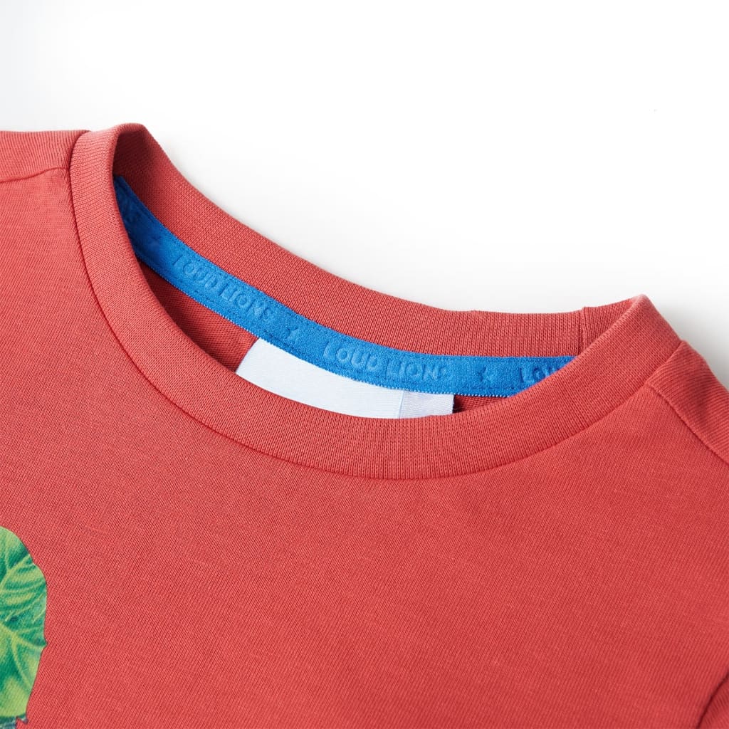 Vidaxl kindershirt 128 rood