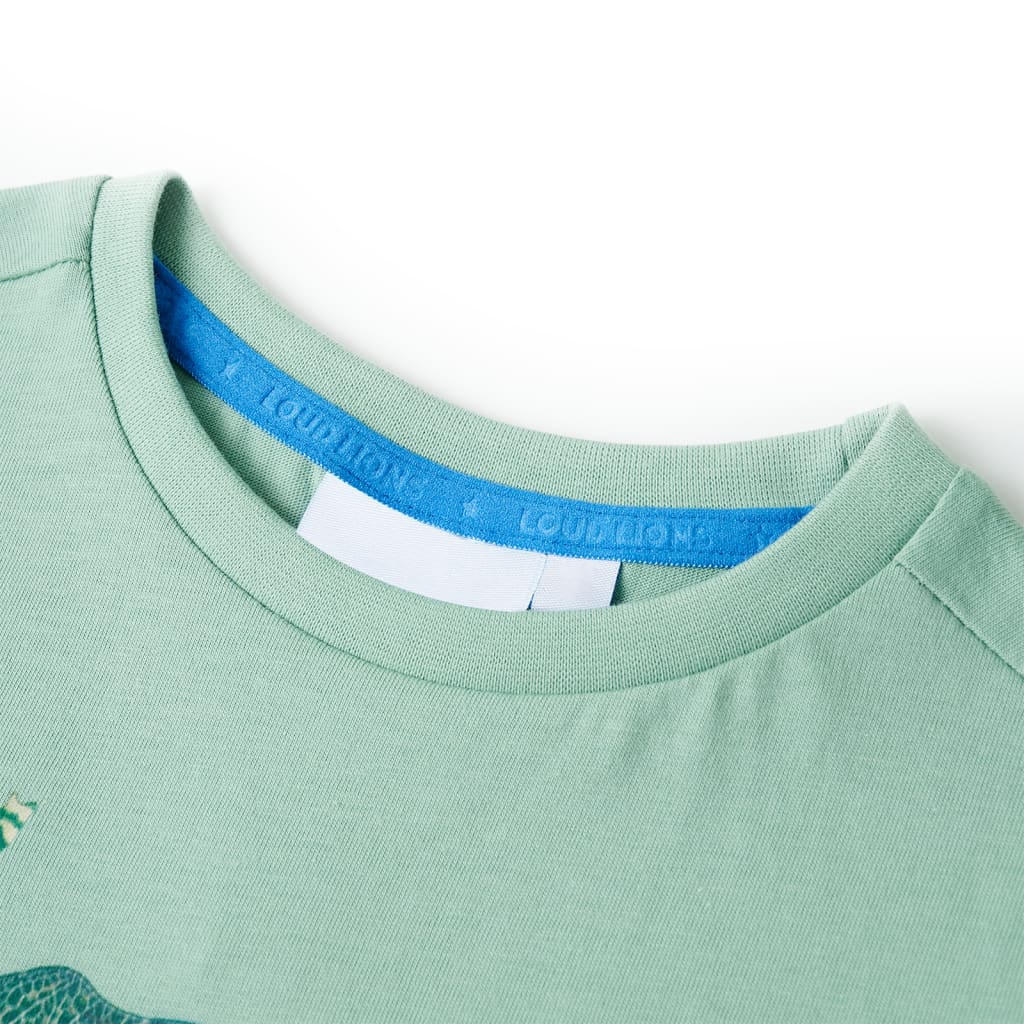 Vidaxl kindershirt 116 lichtkakikleurig