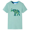 Vidaxl kindershirt 140 lichtkakikleurig