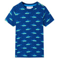 Vidaxl kindershirt 92 donkerblauw