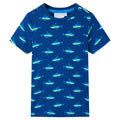 Vidaxl kindershirt 140 donkerblauw