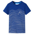 Vidaxl kindershirt 128 donkerblauw