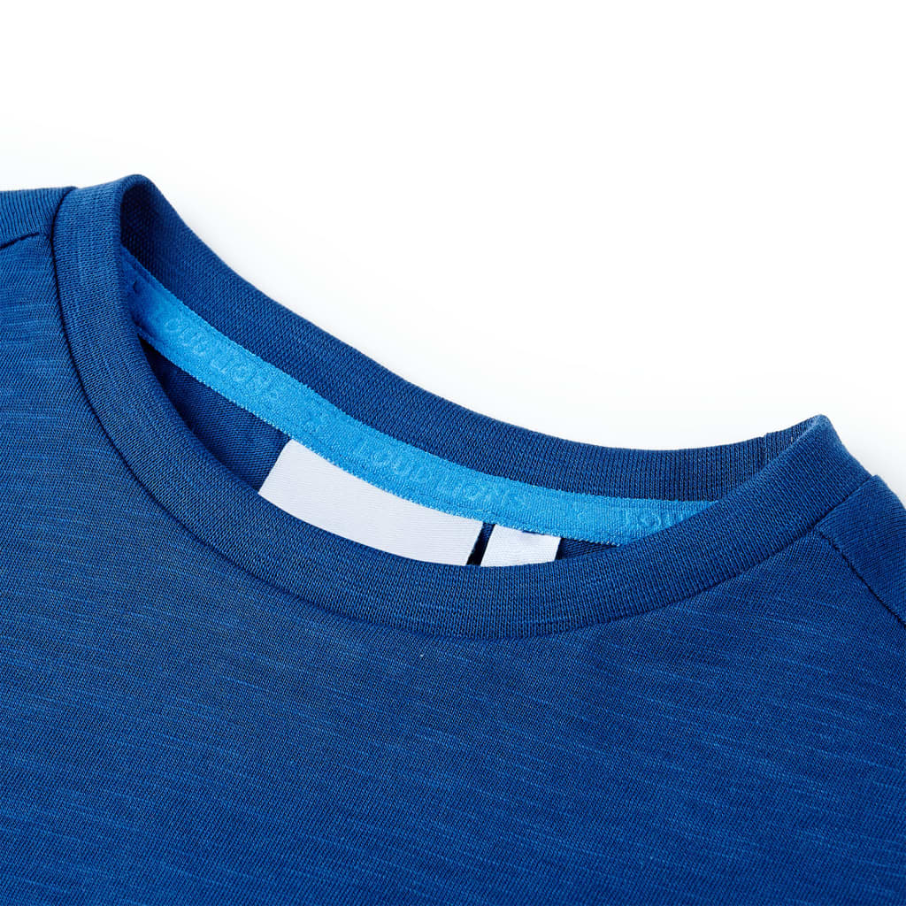 Vidaxl kindershirt 116 donkerblauw