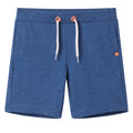 Vidaxl kindershorts met trekkoord 140 gemêleerd donkerblauw