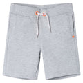 Vidaxl kindershorts met trekkoord 104 grijs