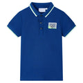 Vidaxl kinderpoloshirt 104 donkerblauw