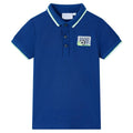 Vidaxl kinderpoloshirt 116 donkerblauw
