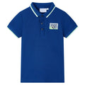 Vidaxl kinderpoloshirt 128 donkerblauw