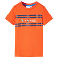 Vidaxl kindershirt 140 donkeroranje