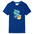 Vidaxl kindershirt 128 donkerblauw