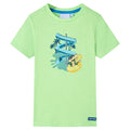 Vidaxl kindershirt 128 neongroen