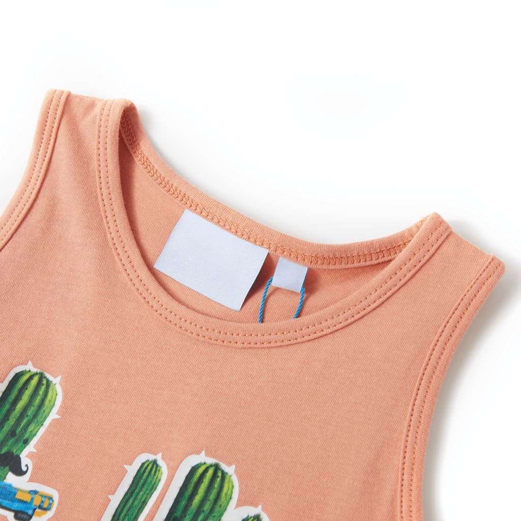 Vidaxl kindertopje 140 lichtoranje