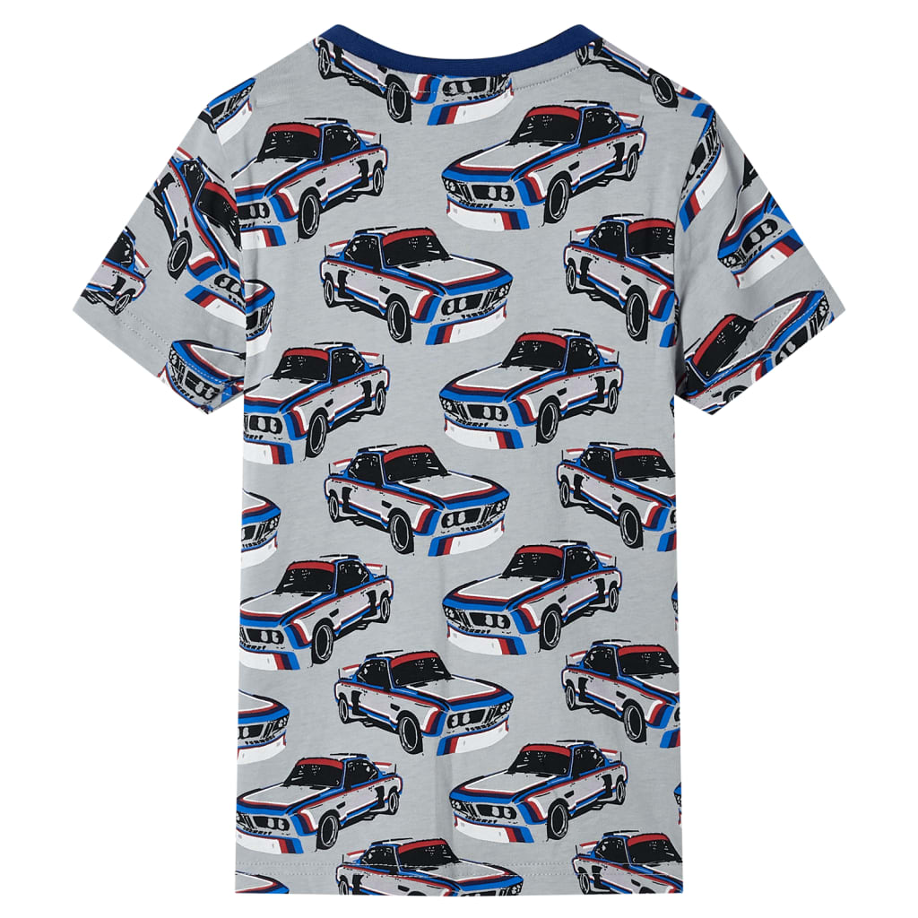 Vidaxl kinderpyjama met korte mouwen 92 grijs
