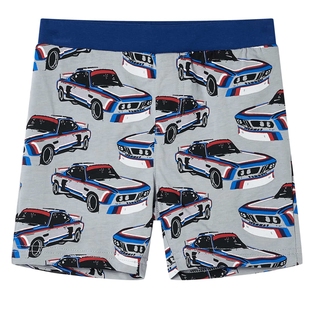 Vidaxl kinderpyjama met korte mouwen 128 grijs