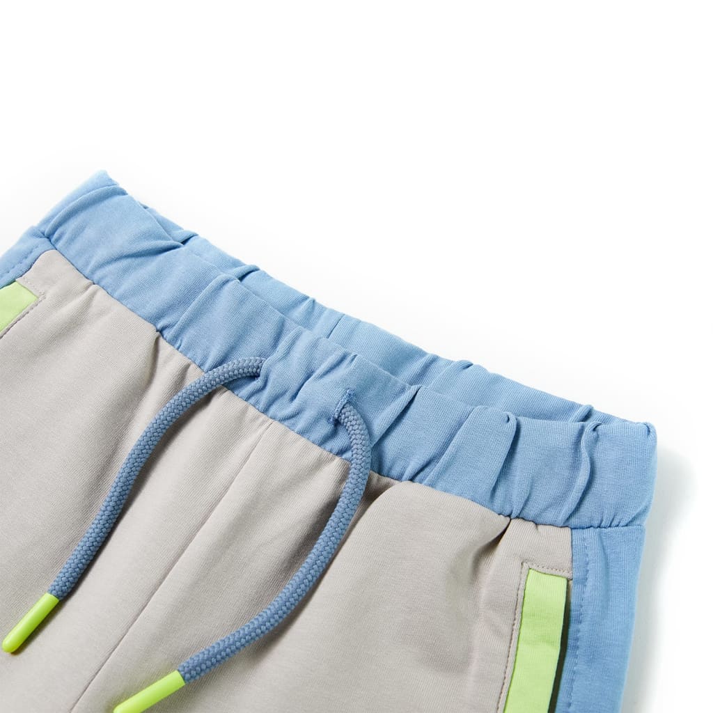 Vidaxl kindershort met trekkoord 104 blauw