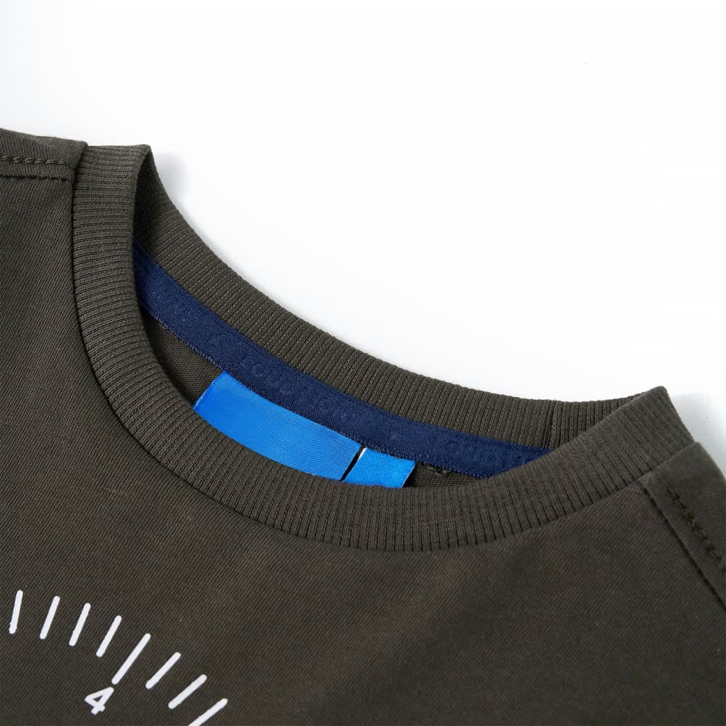 Vidaxl kindershirt met lange mouwen 104 kakikleurig