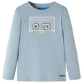 Vidaxl kindershirt met lange mouwen 92 lichtblauw