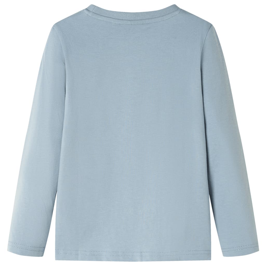 Vidaxl kindershirt met lange mouwen 92 lichtblauw