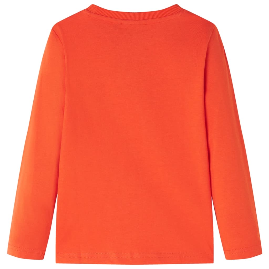 Vidaxl kindershirt met lange mouwen 104 feloranje