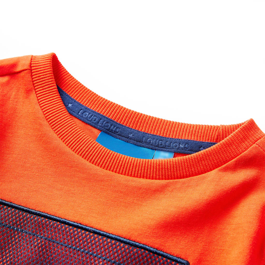 Vidaxl kindershirt met lange mouwen 116 feloranje