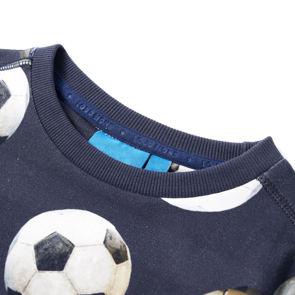 Vidaxl kindertrui 128 marineblauw