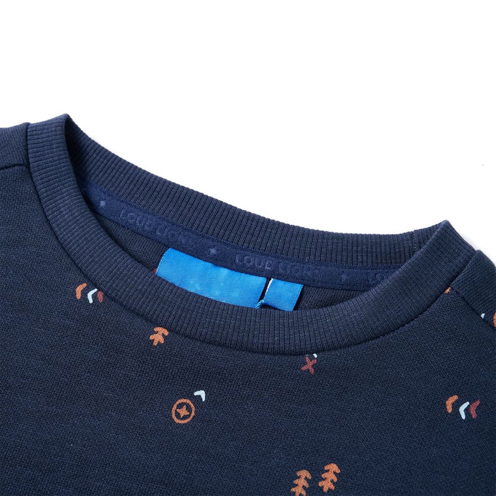 Vidaxl kindertrui 92 gemêleerd marineblauw
