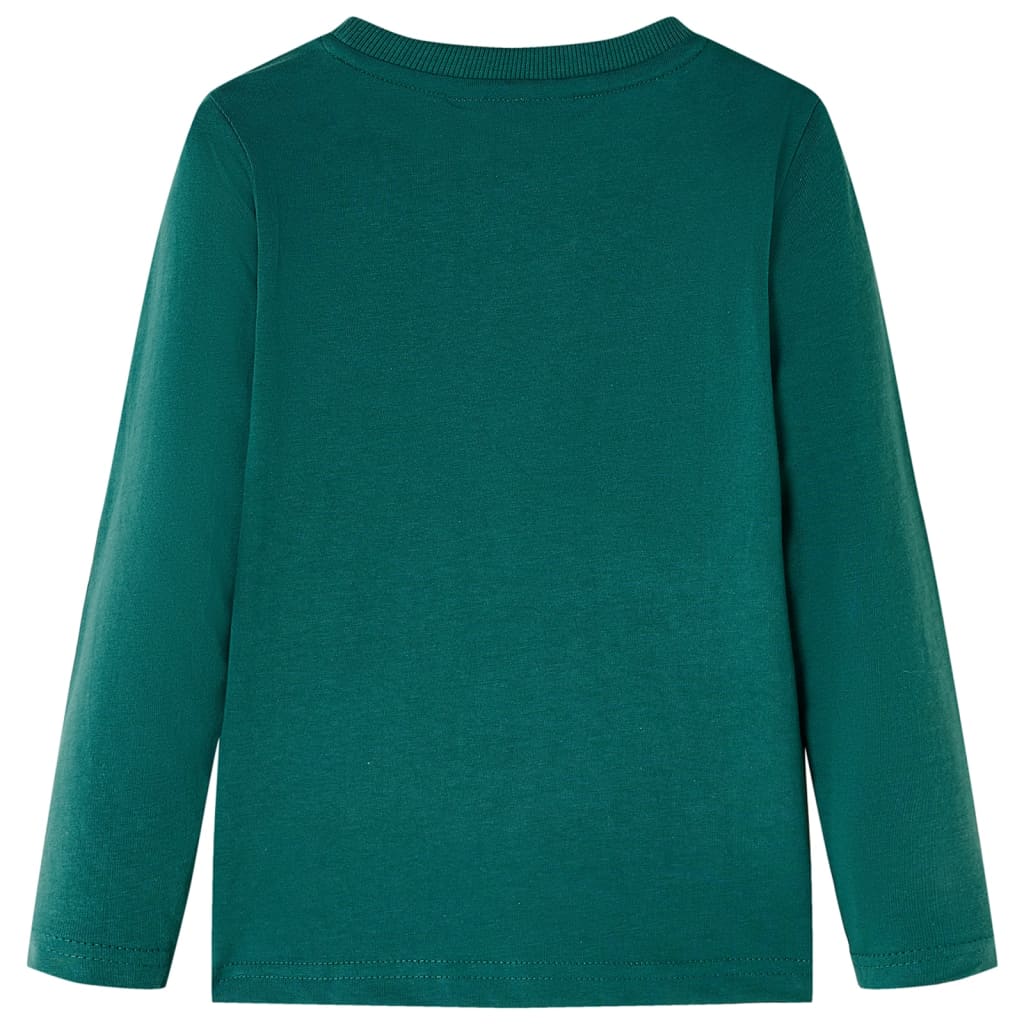 Vidaxl kindershirt met lange mouwen 116 groen