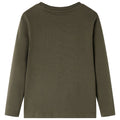 Vidaxl kindershirt met lange mouwen 128 kakikleurig