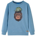 Vidaxl kindertrui 104 middelblauw