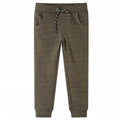 Vidaxl kinderjoggingbroek 116 gemêleerd donker kaki
