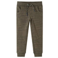Vidaxl kinderjoggingbroek 128 gemêleerd donker kaki