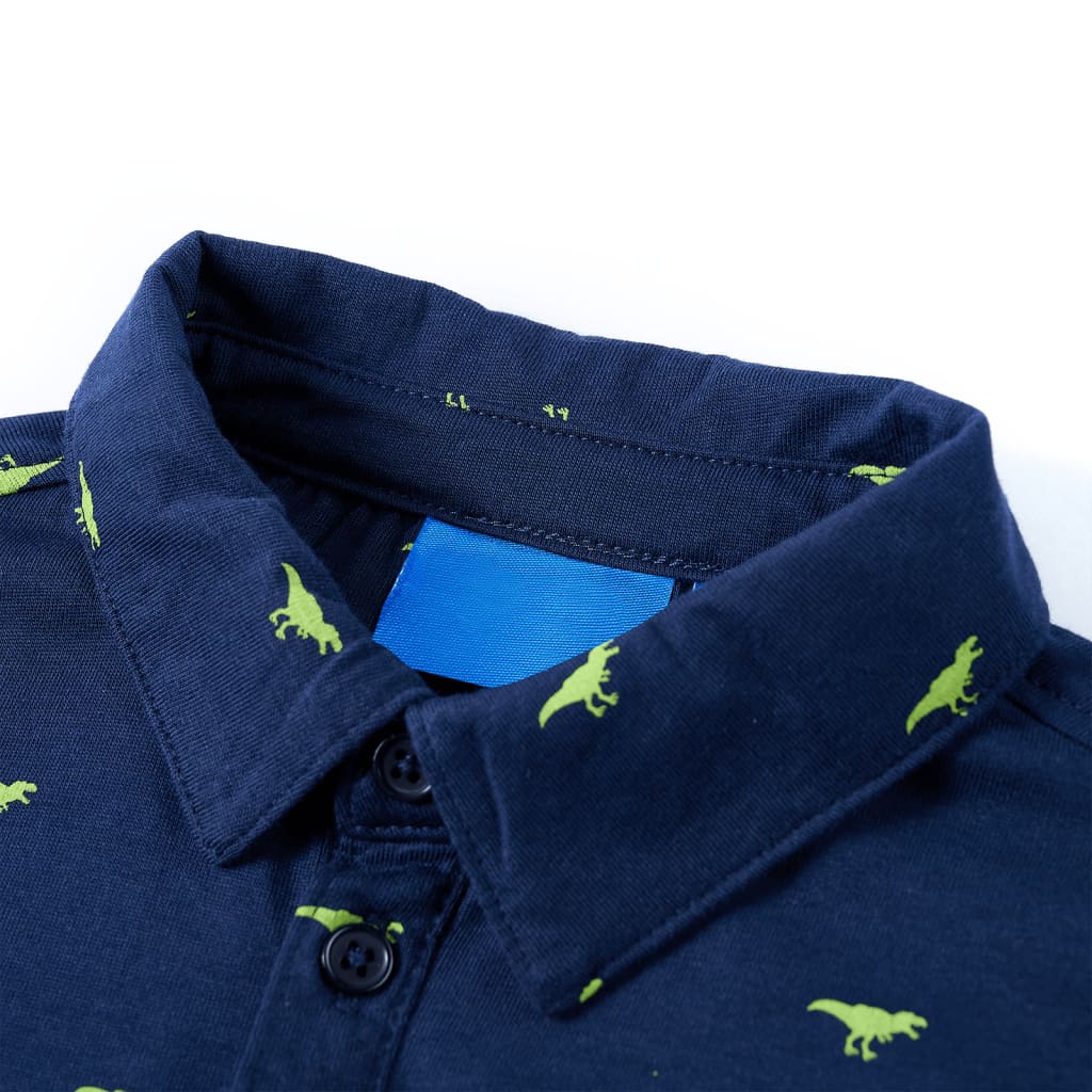 Vidaxl kindershirt 104 marineblauw