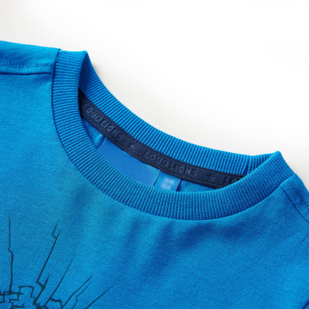 Vidaxl kindershirt met lange mouwen 116 kobaltblauw