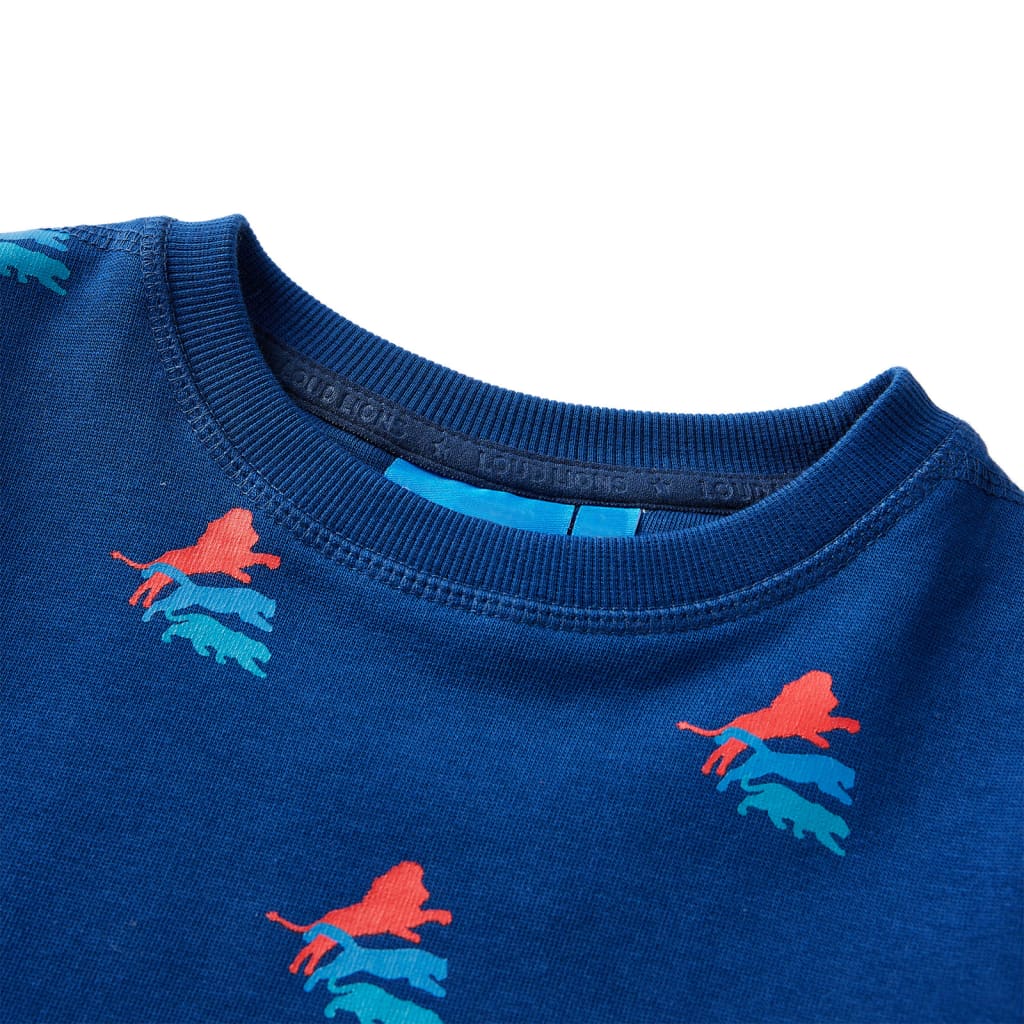 Vidaxl kindertrui 140 donkerblauw