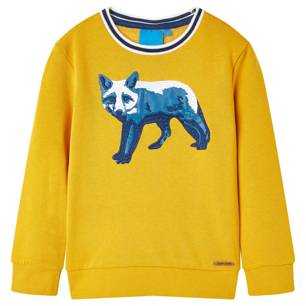 Vidaxl kindertrui 128 okerkleurig