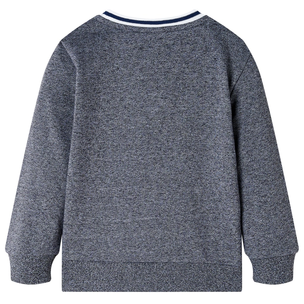Vidaxl kindertrui 92 gemêleerd marineblauw