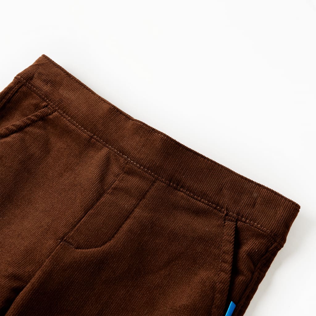 Vidaxl kinderbroek 128 cognackleurig