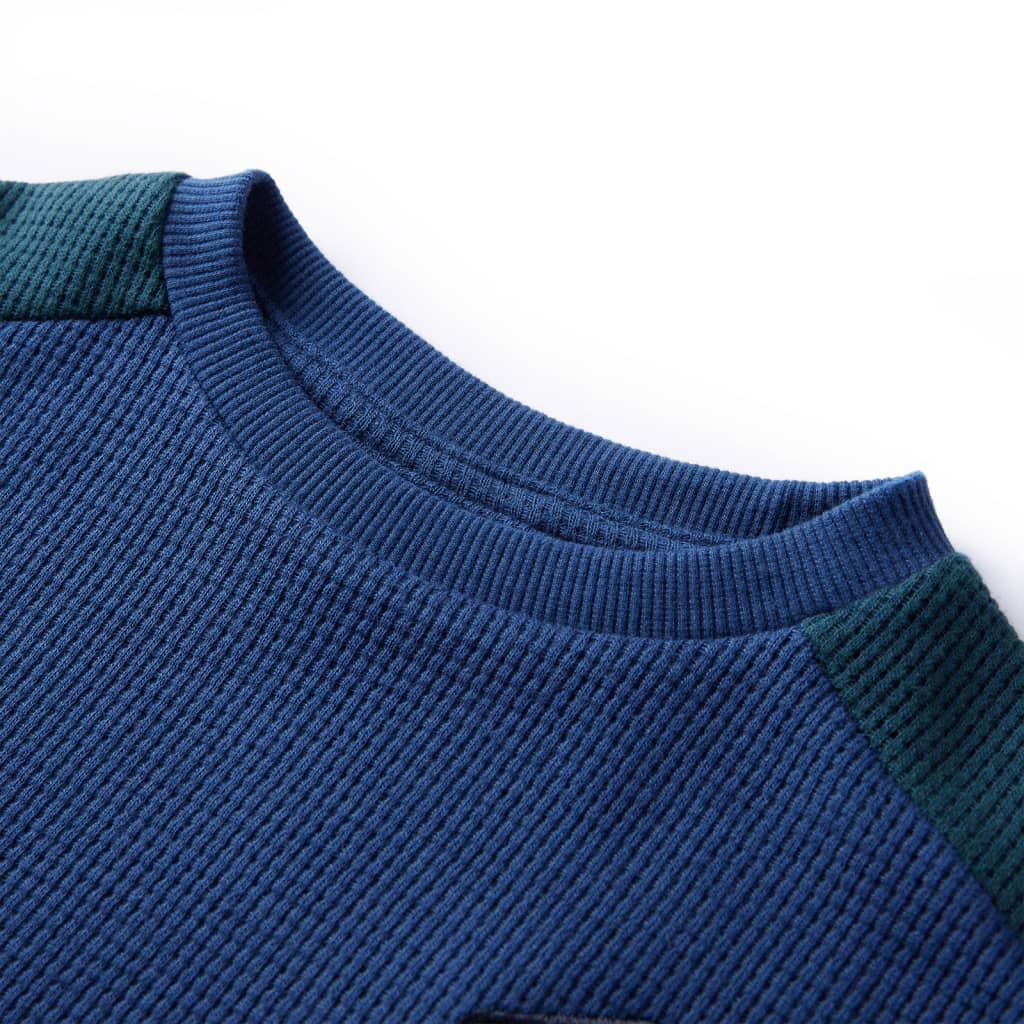 Vidaxl kindertrui 128 marineblauw