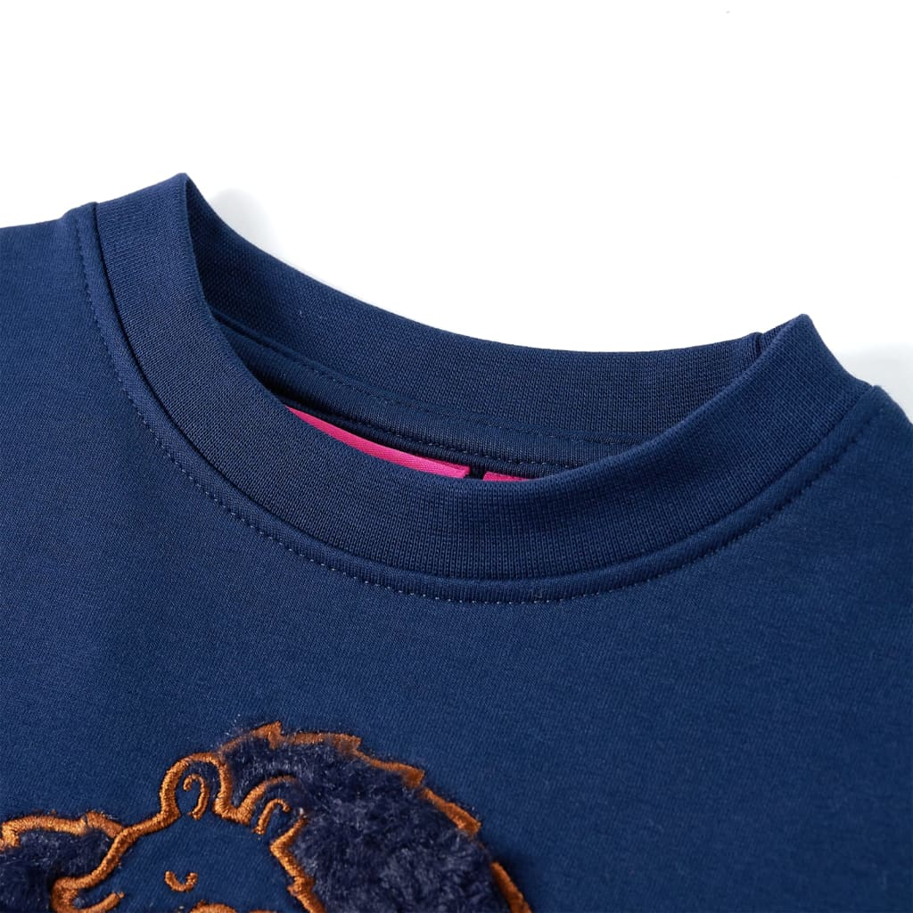Vidaxl kindertrui 128 marineblauw