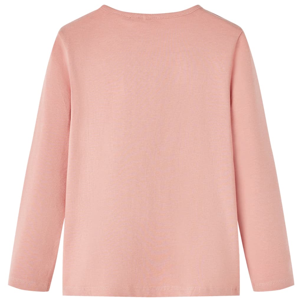 Vidaxl kindershirt met lange mouwen 128 lichtroze