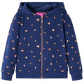 Vidaxl kindervest met capuchon 116 marineblauw