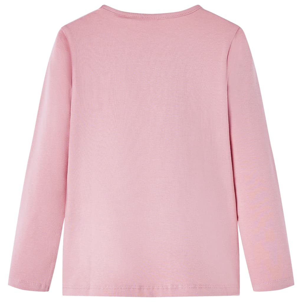 Vidaxl kindershirt met lange mouwen 116 lichtroze