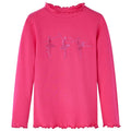 Vidaxl kindershirt met lange mouwen 104 felroze