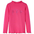 Vidaxl kindershirt met lange mouwen 116 felroze