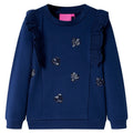 Vidaxl kindertrui 128 marineblauw