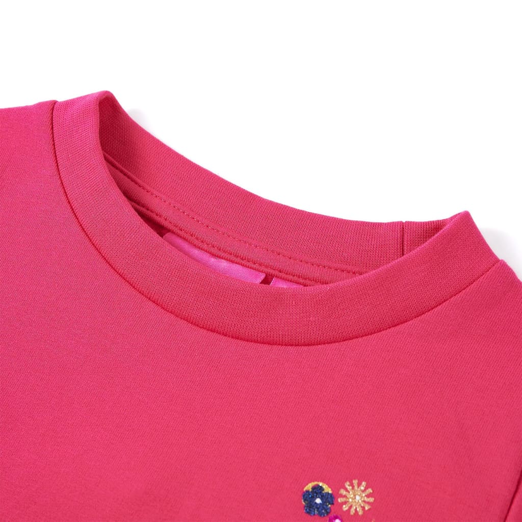 Vidaxl kindertrui 128 felroze